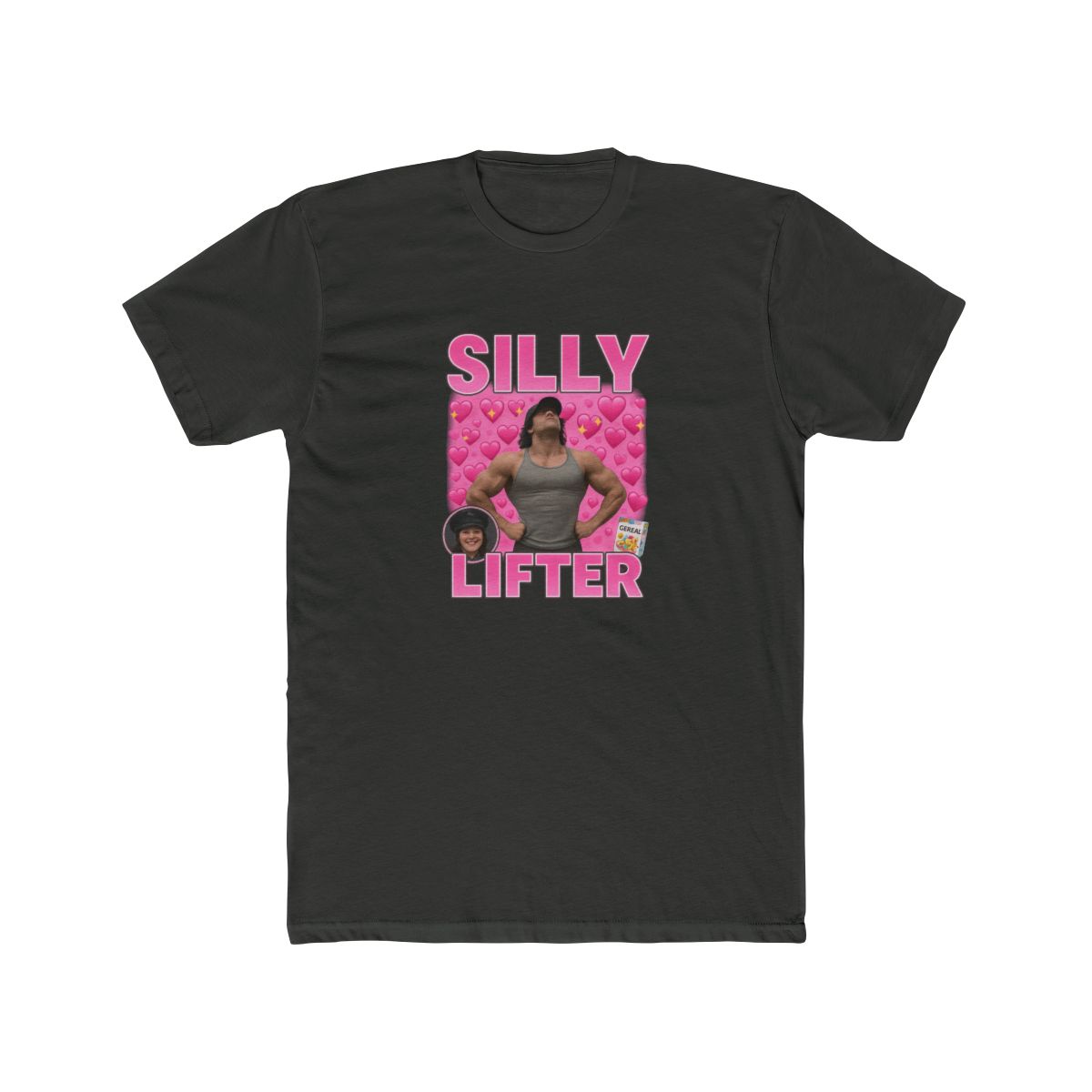Silly Lifter Playful Gym Humor T-Shirt - alternate angle 4, merchandise