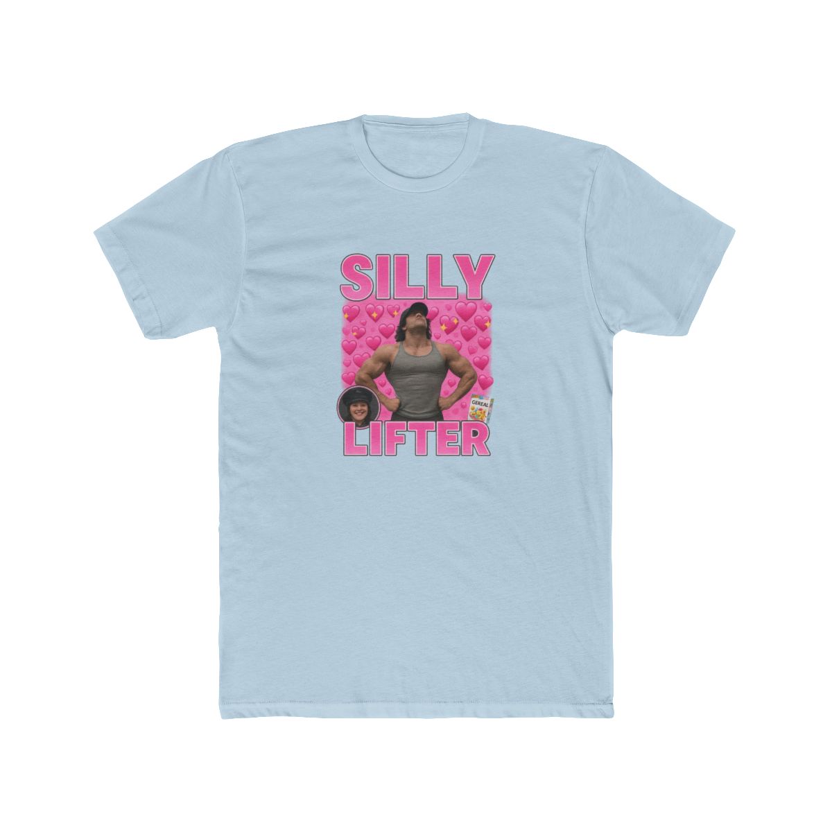 Silly Lifter Playful Gym Humor T-Shirt - alternate angle 3, merchandise