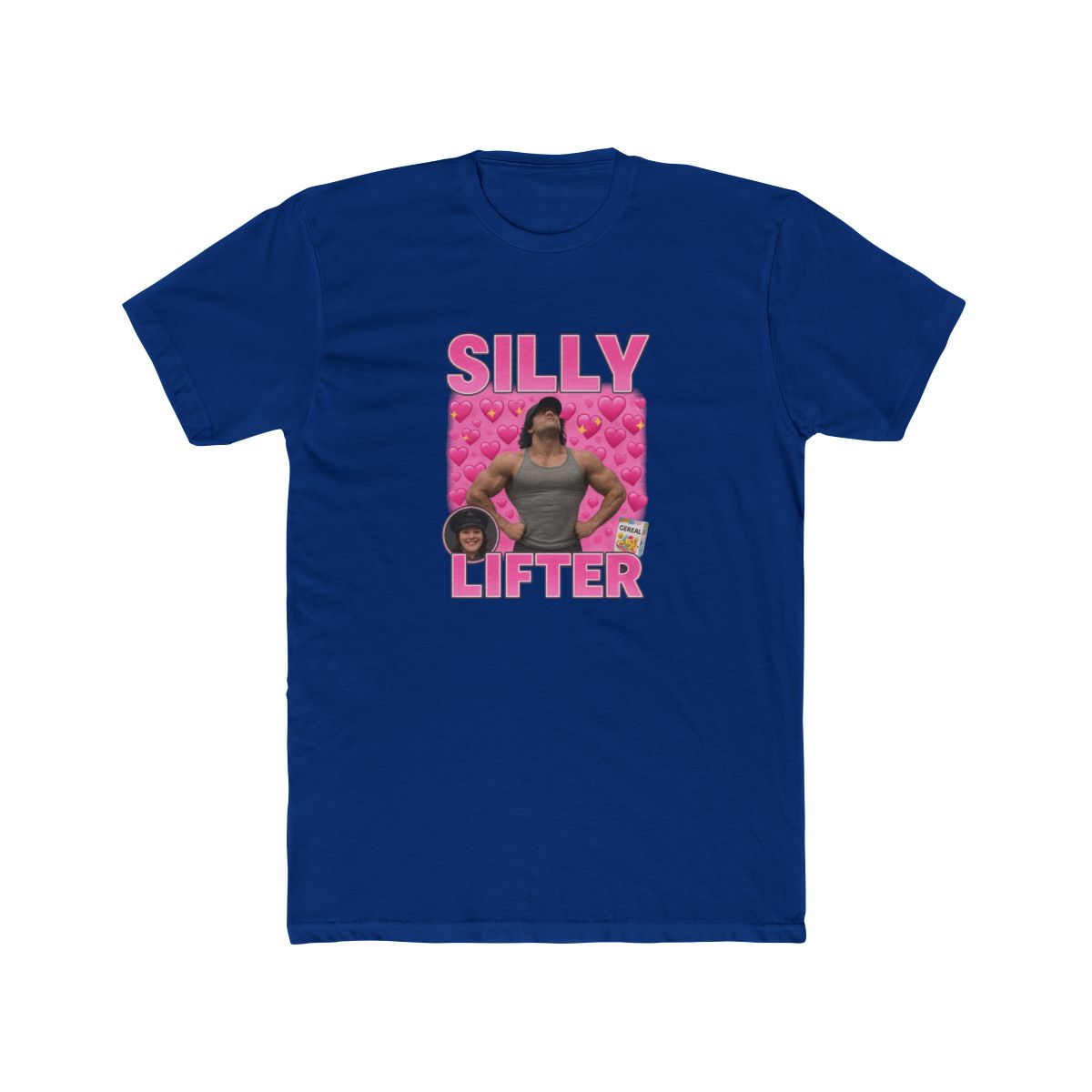 Silly Lifter Playful Gym Humor T-Shirt - alternate angle 2, merchandise