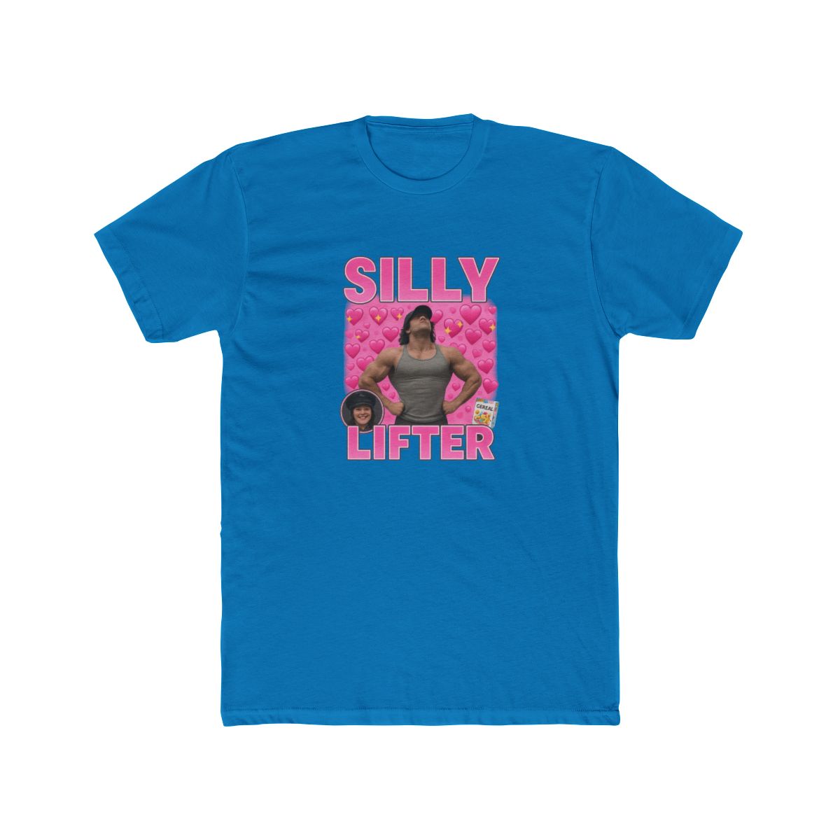 Silly Lifter Playful Gym Humor T-Shirt - alternate angle 5, merchandise