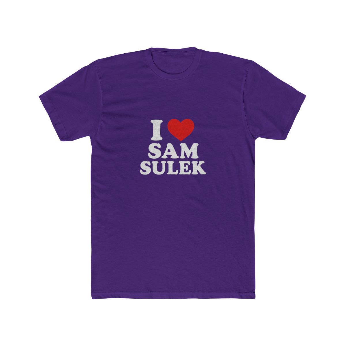 I Love My Sam Sulek Gym Fan T-Shirt - alternate angle 2, merchandise