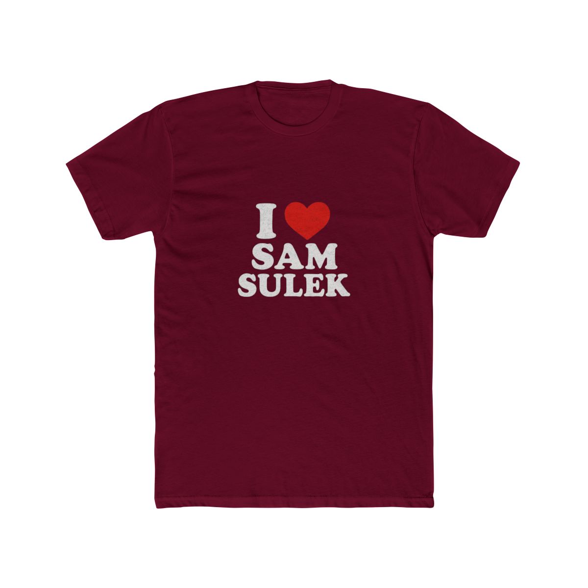 I Love My Sam Sulek Gym Fan T-Shirt - alternate angle 3, merchandise