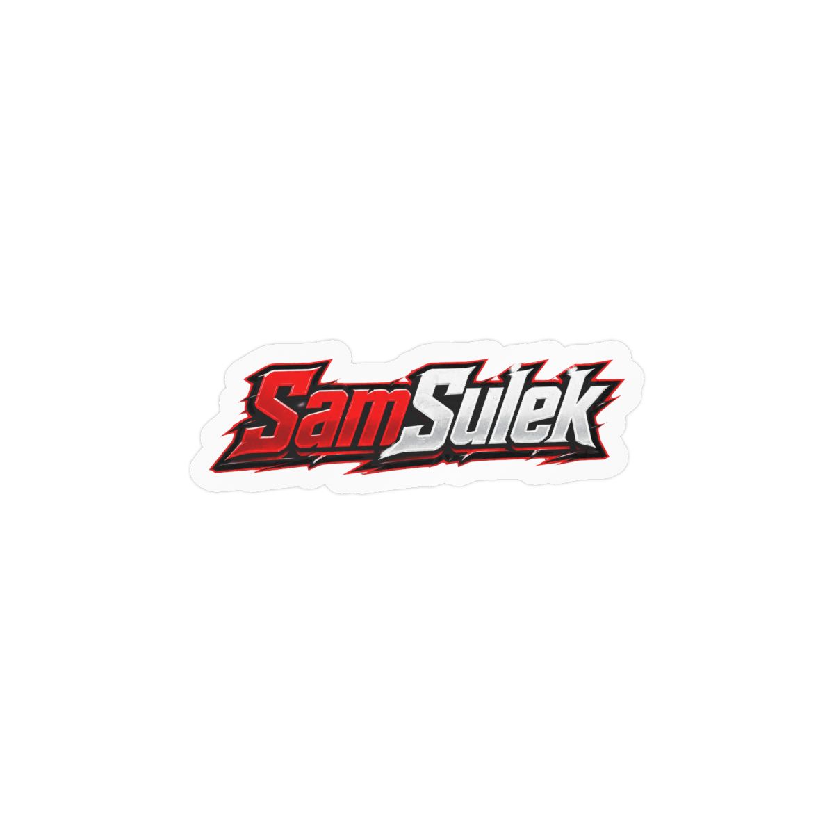 Sam Sulek Epic Intro Sticker | Bold Gym Hype Vinyl Decal - alternate angle 2, merchandise
