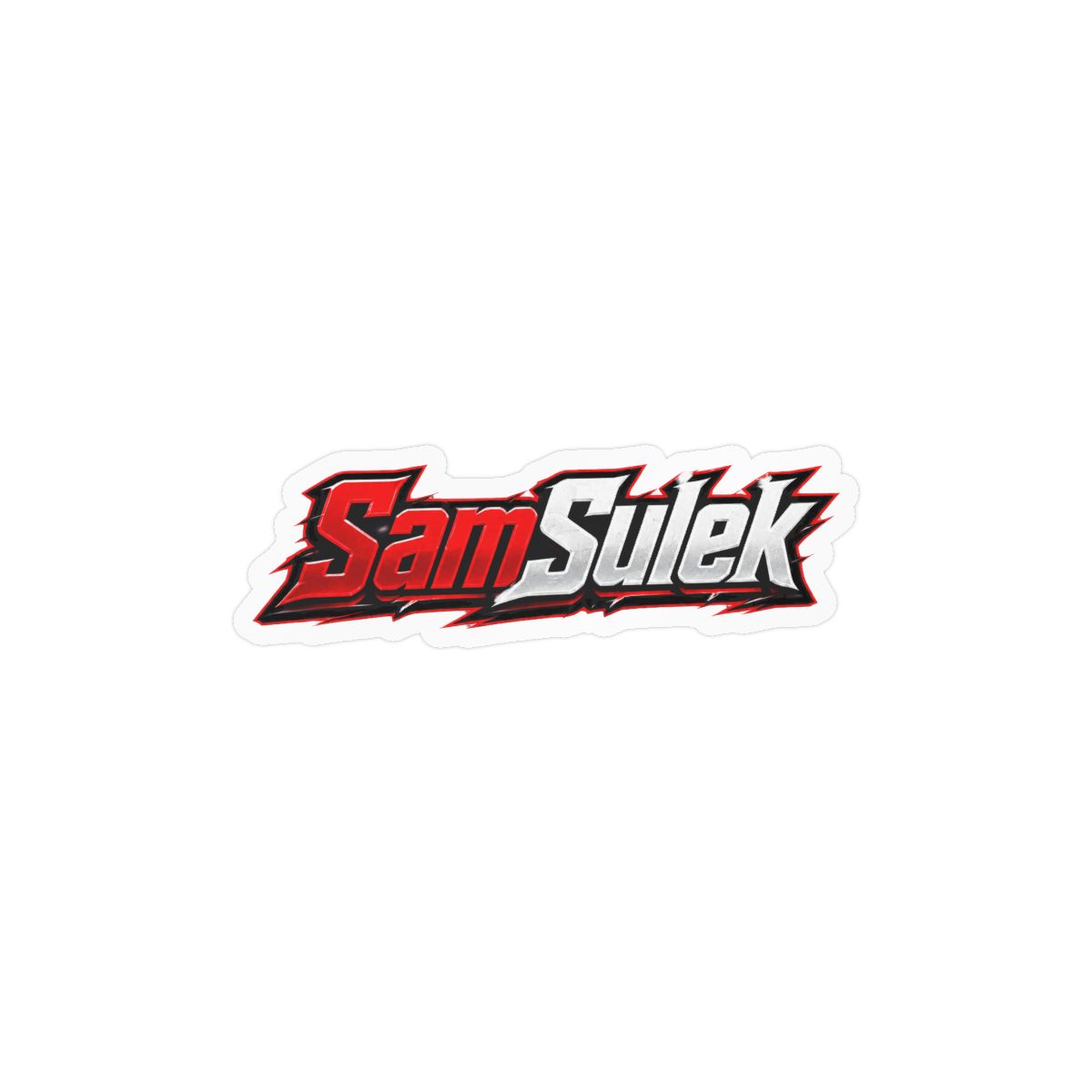 Sam Sulek Epic Intro Sticker | Bold Gym Hype Vinyl Decal - alternate angle 3, merchandise