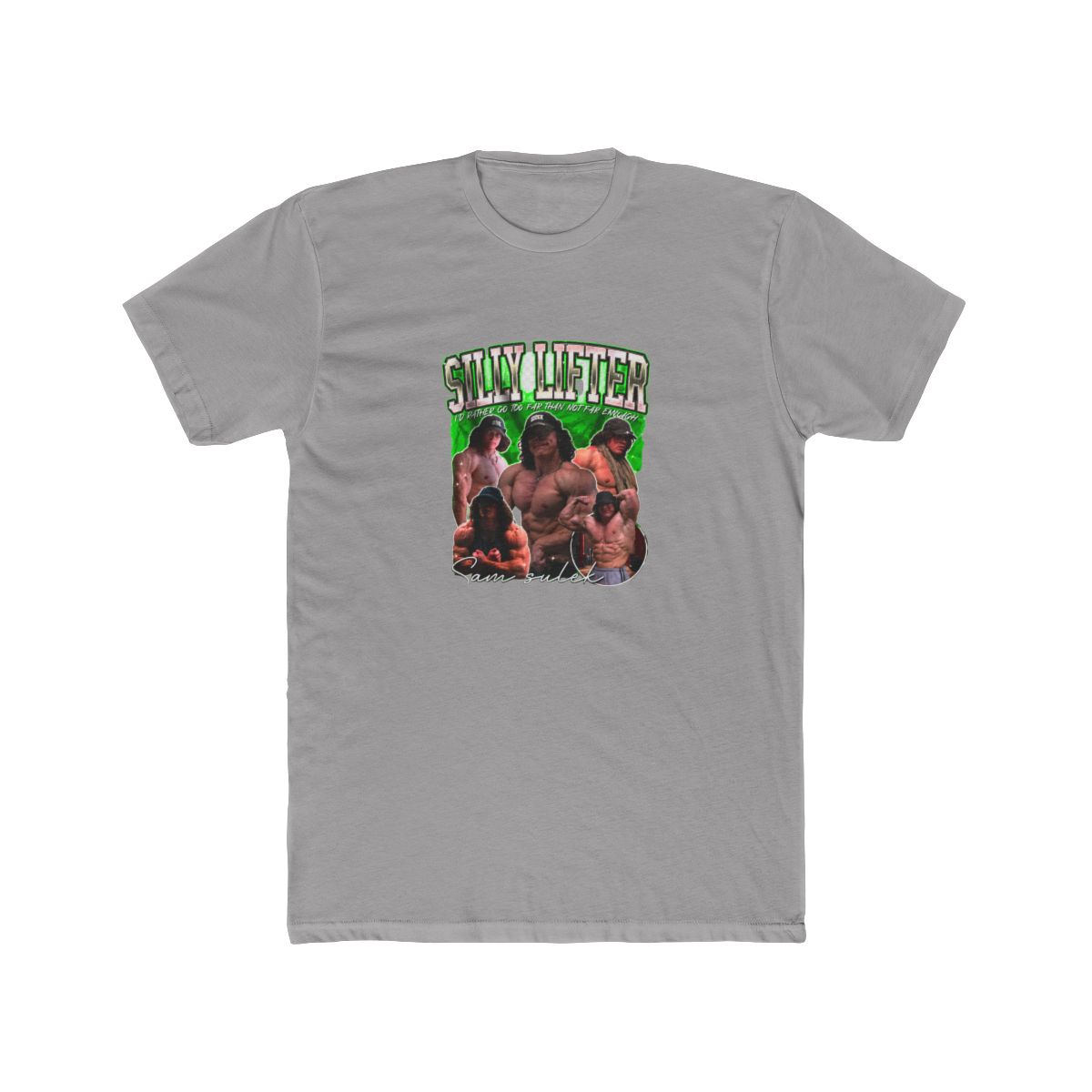 Sam Sulek "SILLY LIFTER" Unisex Tee - alternate angle 2, merchandise