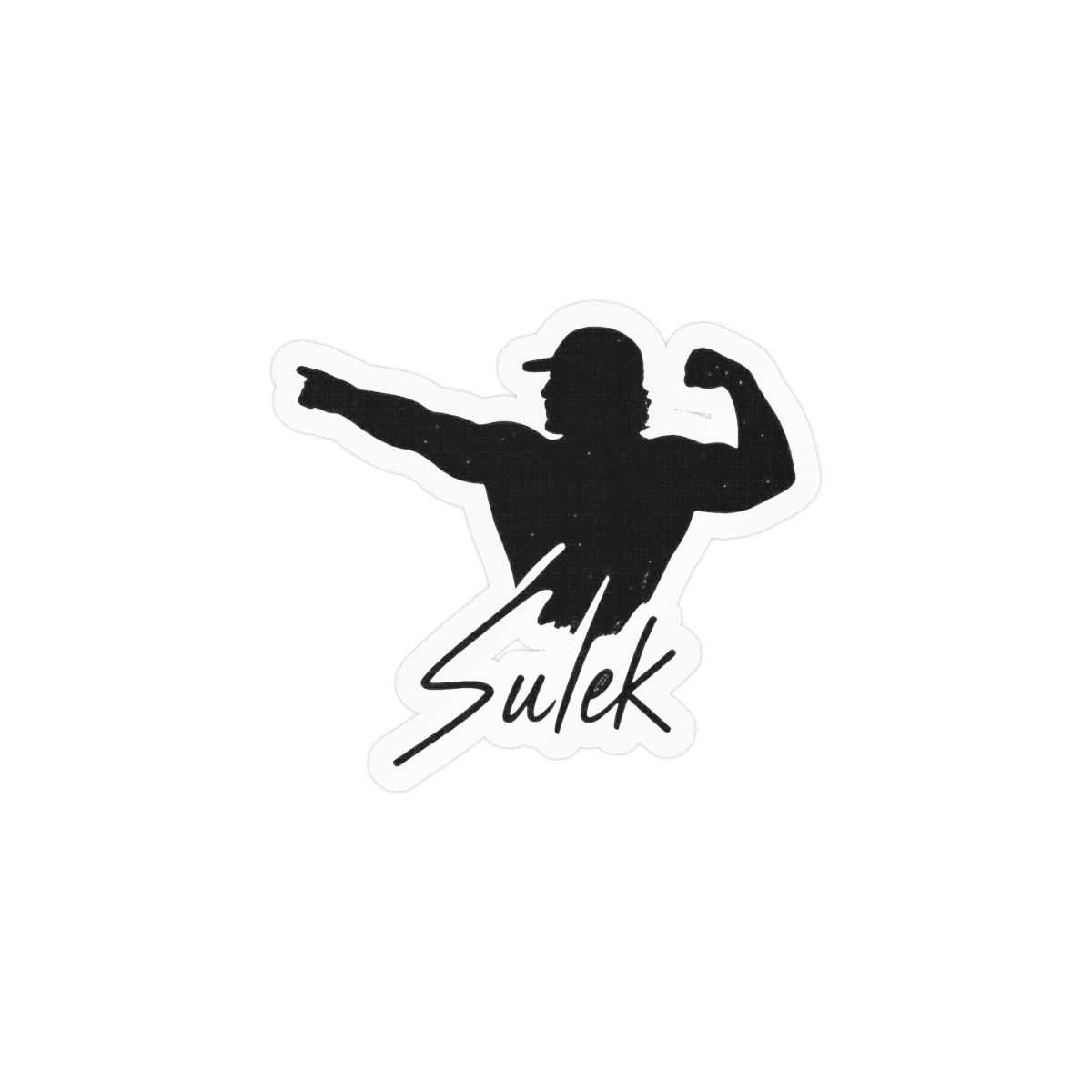 Sam Sulek Gym Legend Sticker | Bold Fitness Decal - alternate angle 2, merchandise